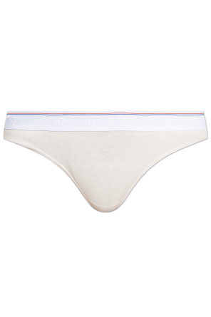 ショーツ TOM FORD WOMEN Logo Stretch Thong White TOM FORD logo-waist Briefs | White | FARFETCH
